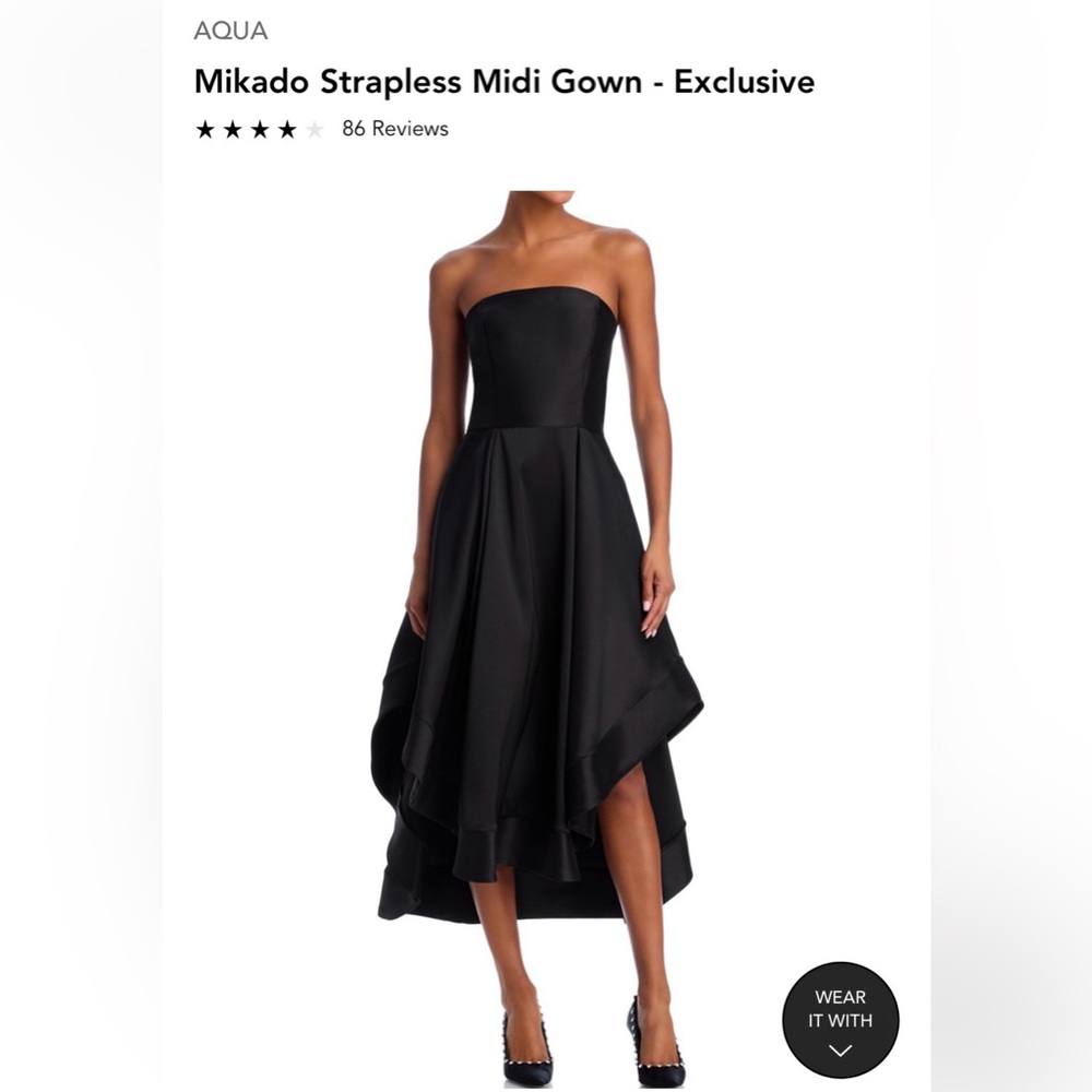 Aqua Midi Gown
